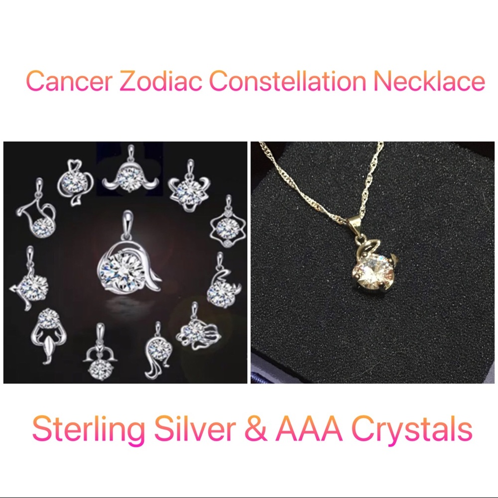 ♋️Cancer Zodiac Constellation Necklace NEW♋️